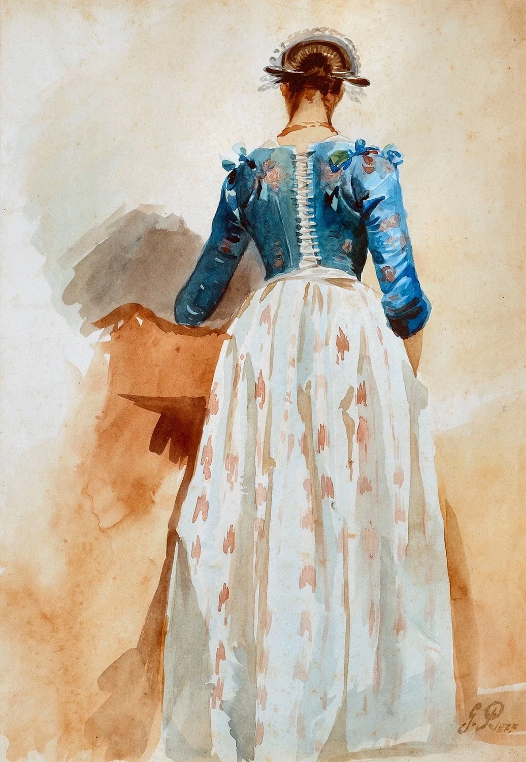 Studio di figura in costume antico 3
